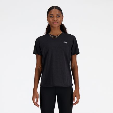 Remera New Balance Mujer NB Athletics Negro