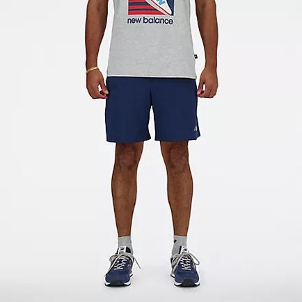 Short New Balance Hombre Sport Essentials 7 Inch Brief Azul Marino