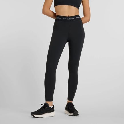 Calza New Balance Mujer NB Sleek High Rise Sport Legging 25 Negro