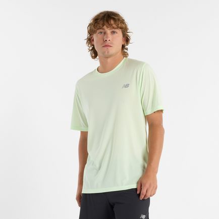Remera New Balance Hombre Athletics T-Shirt Verde