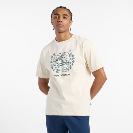 Remera New Balance Hombre Nb X Debut Sculpture Tshirt Beige