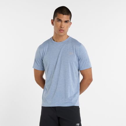 Remera New Balance Hombre Athletics T-Shirt Azul