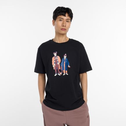 Remera New Balance Hombre Athletics Never Age T-Shirt Negro