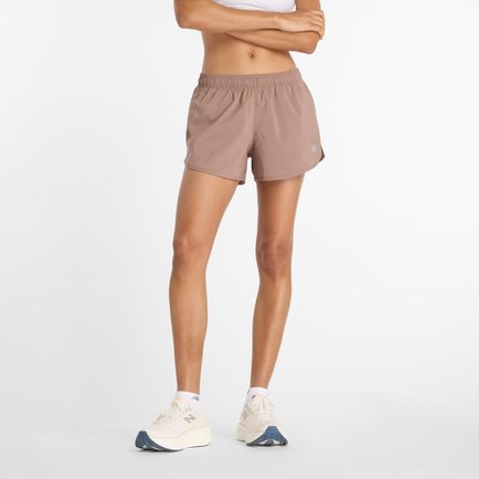 Short New Balance Mujer Sport Essentials Short 3 Marron