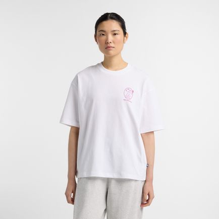 Remera New Balance Mujer Nb X Debut Vase Tshirt Blanco