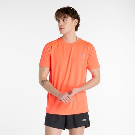 Remera New Balance Hombre Sport Essentials T-Shirt Naranja